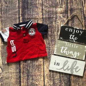 🌀Ralph Lauren | Baby Boy USA Polo Shirt 3m